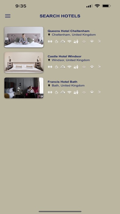 Sutton Hotel Collection Screenshot