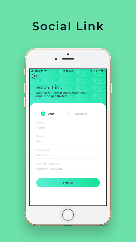 #4. Social Link App (iOS) 由: Davison Design & Development, Inc.