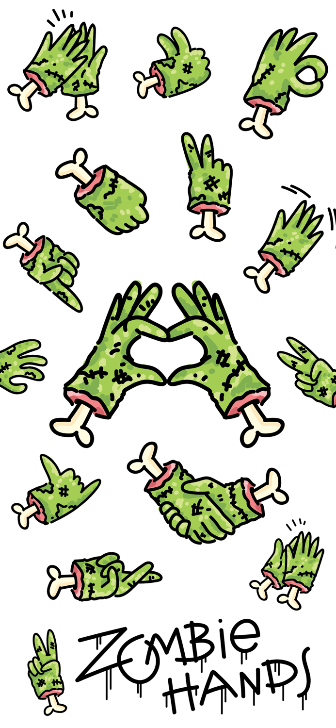 Zombie hands