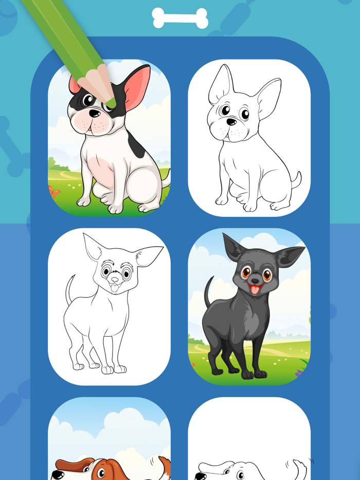 Dogs Coloring Book Collection