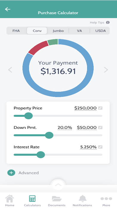 Housing Perks Mortgage Screenshot