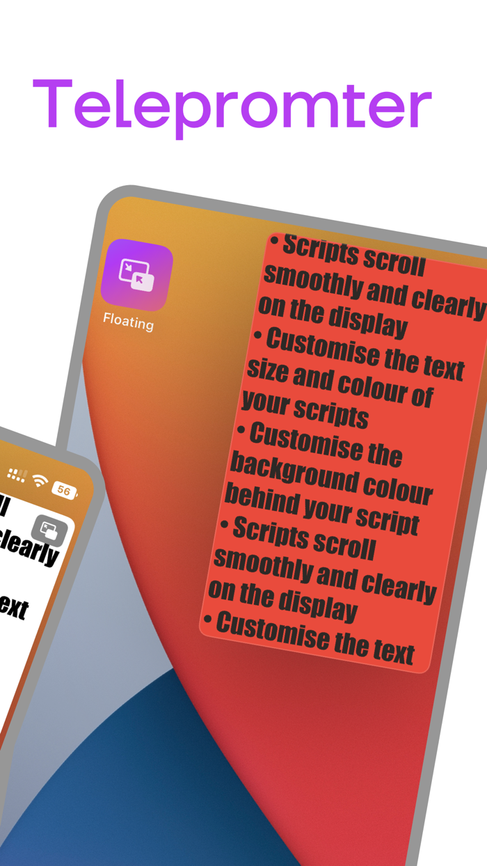 Floating Clock  stopwatch