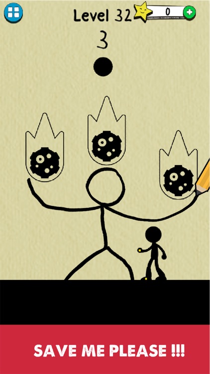 Draw Stick Man Thief Puzzle