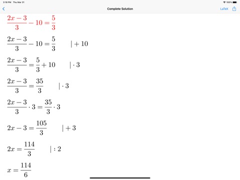 一次方程式の練習および完全なソリューションのおすすめ画像7