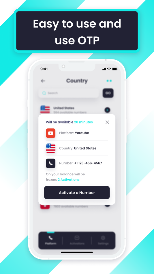 #4. Second SMS Receive Code (iOS) 由: Secgin LLC