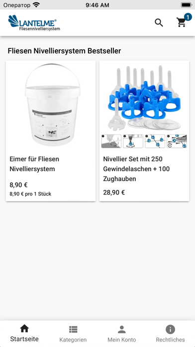 Lantelme Zuglaschen Shop Screenshot
