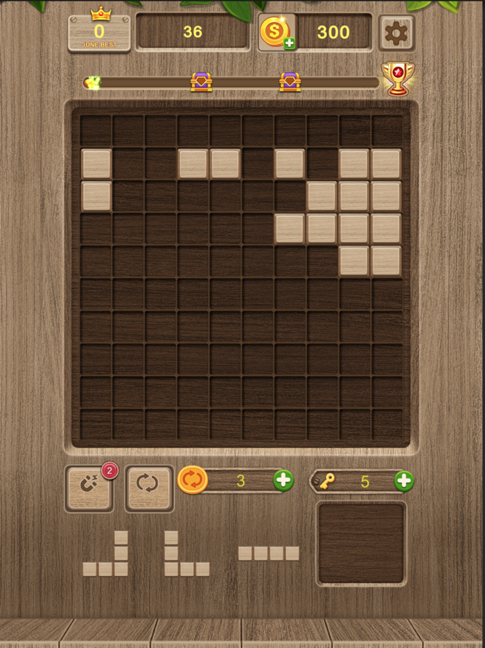 Woody World Block Puzzle