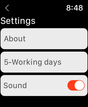 Calmenda, the week finder