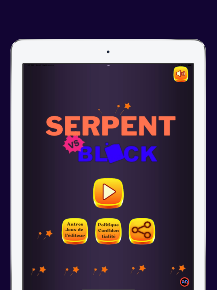 Snake attack Block game