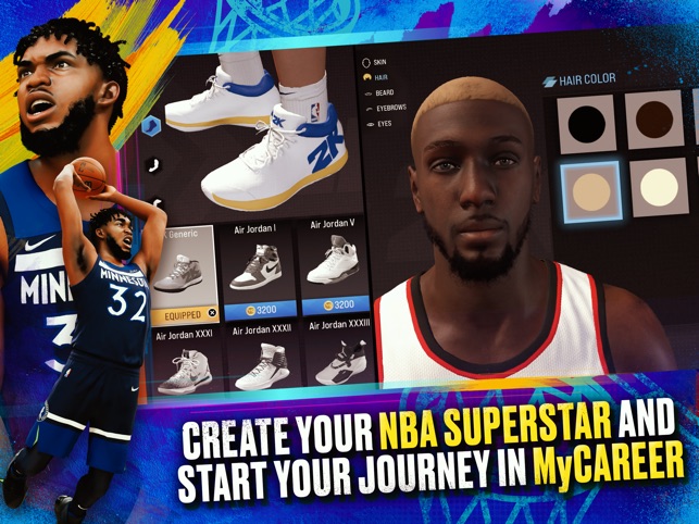 NBA 2K Mobile on X: Equip custom shoes and jerseys from NBA stars