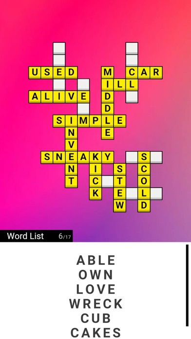 Crossword Fill Screenshot