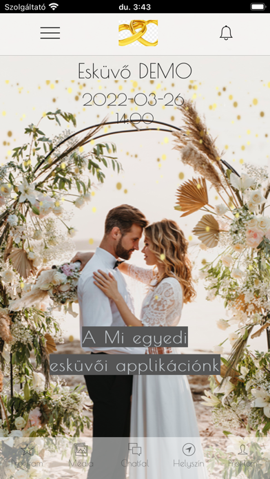 RendezvényApp Screenshot