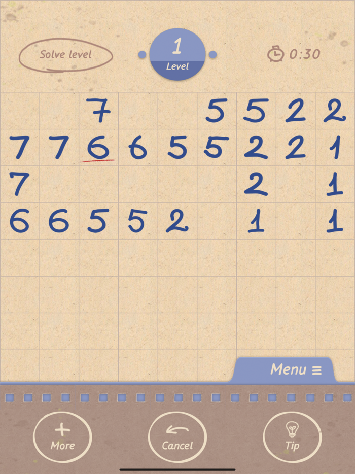 Doodle Numbers Puzzle