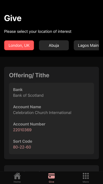 CCI Global Screenshot