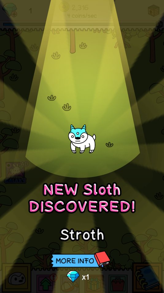 #2. Sloth Evolution: Merge Game (iOS) Podle: TPG TECNOLOGIA DA INFORMACAO LTDA