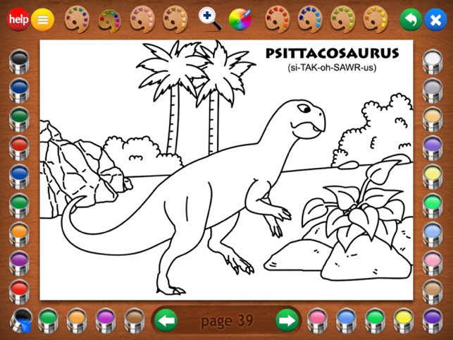 Coloring Book 2: Dinosaurs on the App Store