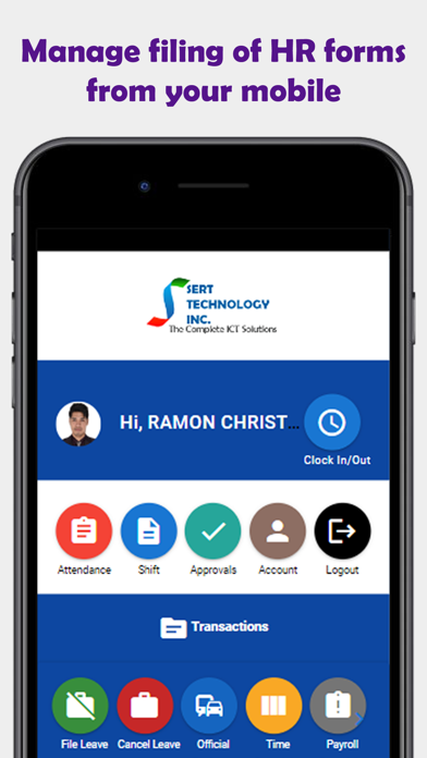 HRweb.ph GeoSert Screenshot
