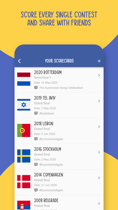 ESC Party - Eurovision Scoring Screenshot