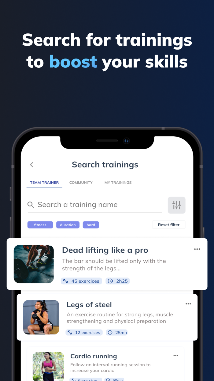 Team Trainer - Team Manager