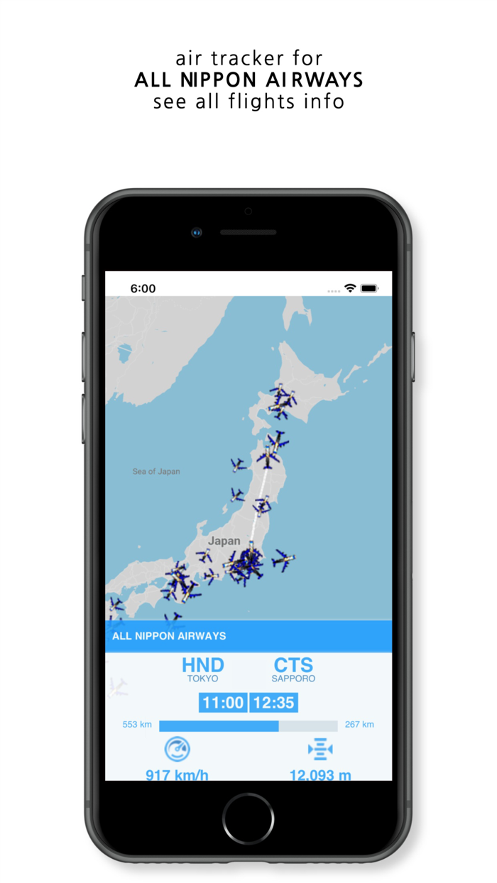 Tracker For All Nippon Airways