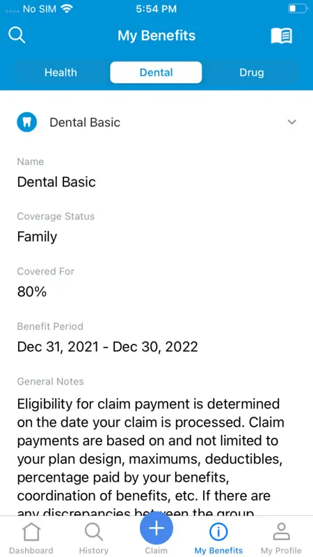 My PBC Benefits screenshot 5 of 5