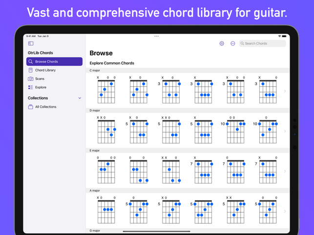 ‎GtrLib Chords Pro Screenshot