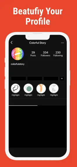 Game screenshot Colorful-Story Highlight Cover apk