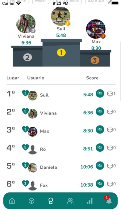 FitnessLab Crosstraining Screenshot