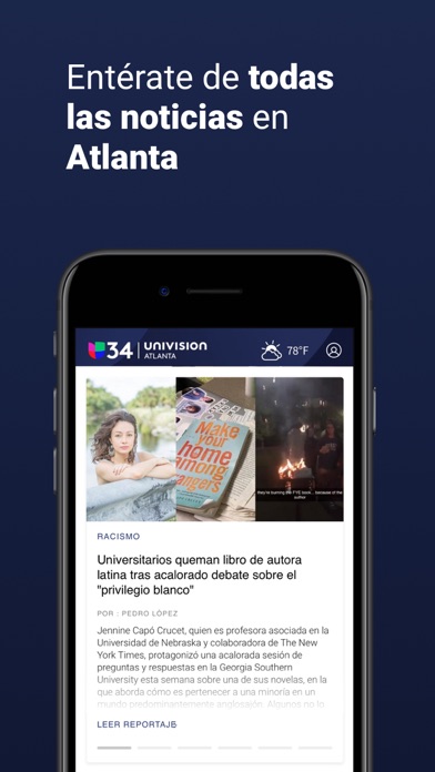 Univision 34 Atlanta Screenshot