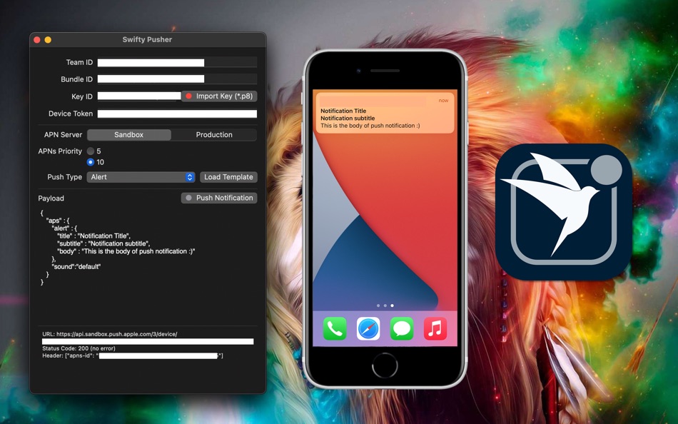 #2. Swifty Pusher (macOS) 由: DU QIU