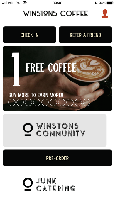 Winstons Coffee Screenshot