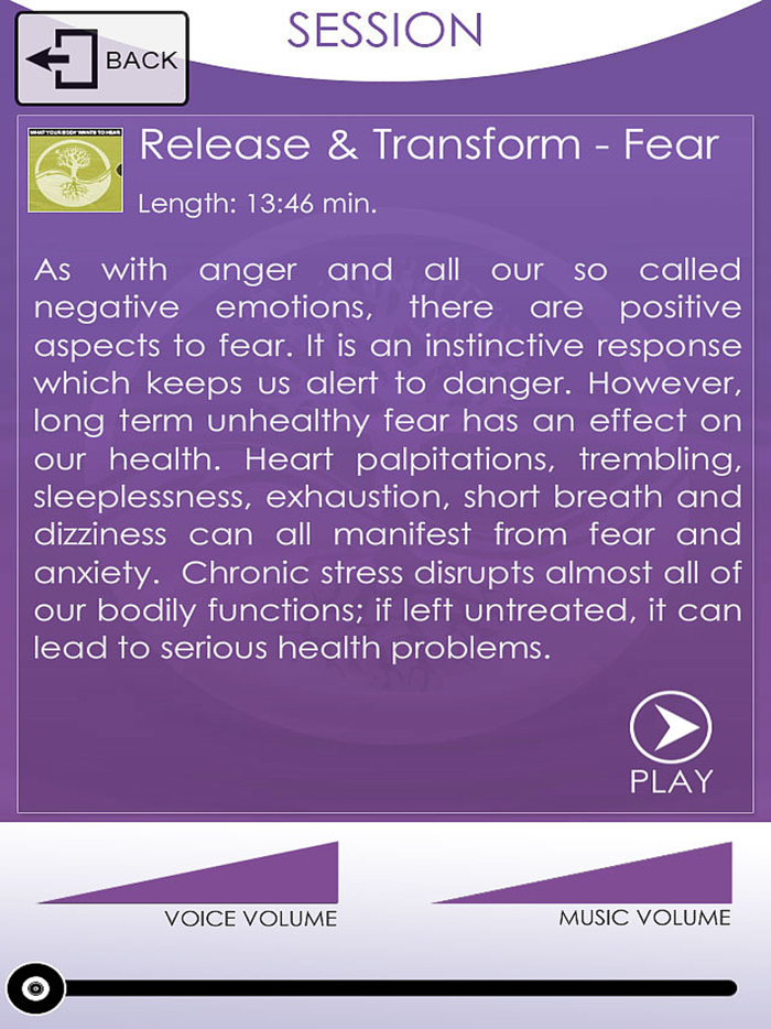 Release Heal and Transform