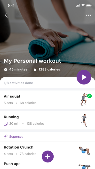 Empire Fitness App Screenshot