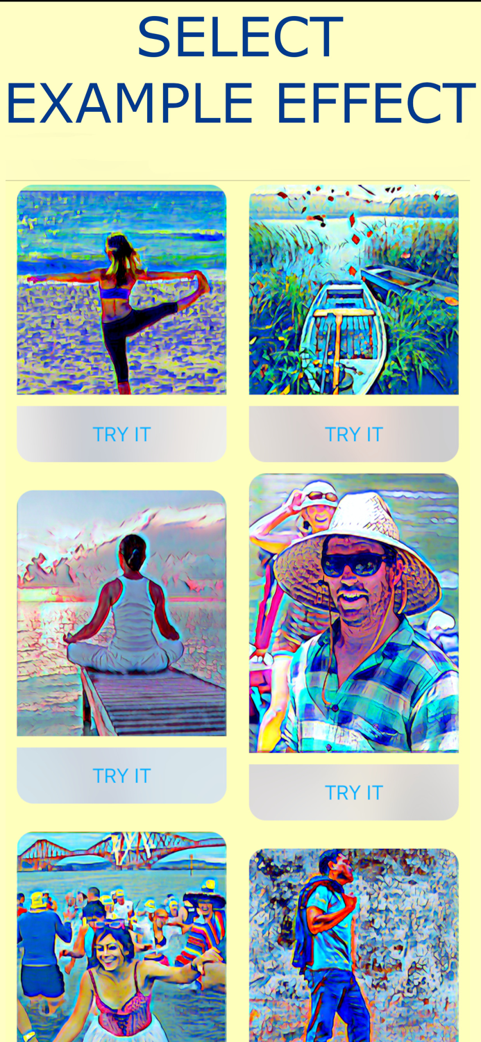 Photo editor yellow blue