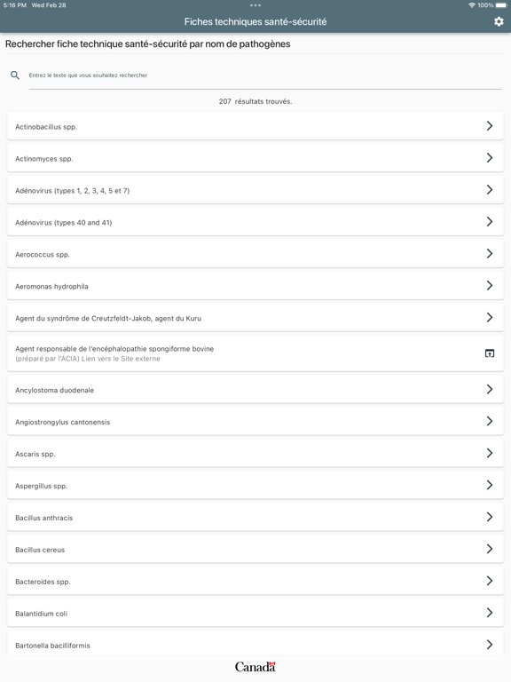 Screenshot #4 pour FTSS : agents pathogènes