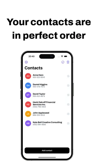 Contact List temporary contact screenshot 4