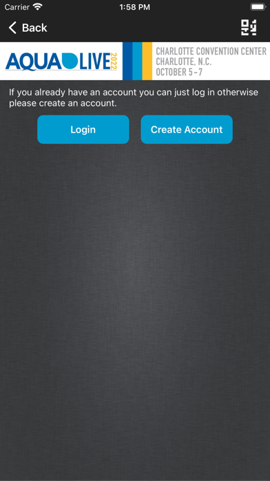 AQUA Live Events Screenshot