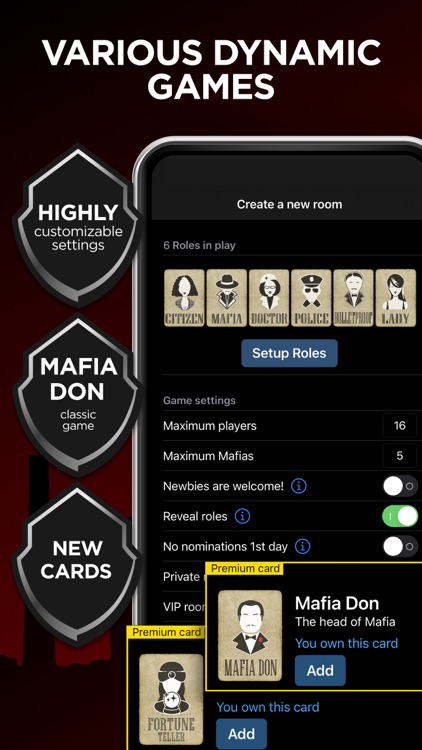 Mafia Game with video chat screenshot-3