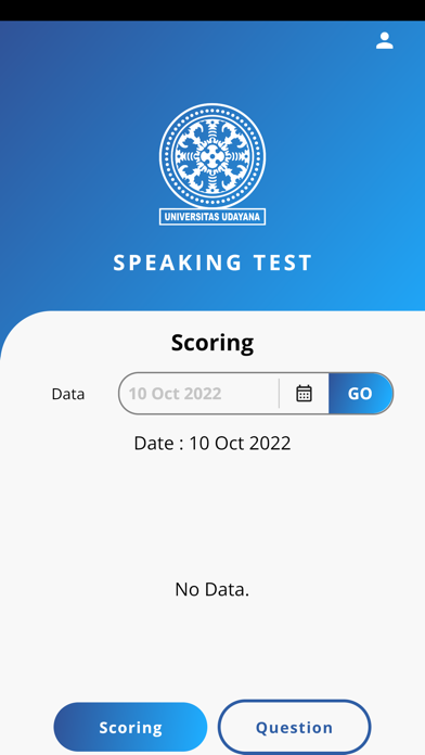 Teacher Speaking Test Screenshot