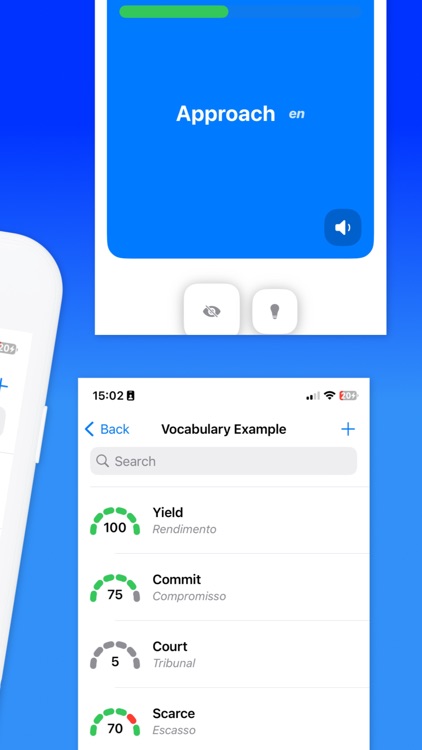 Collect words with Memorize