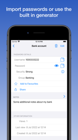Surepass Password Manager screenshot