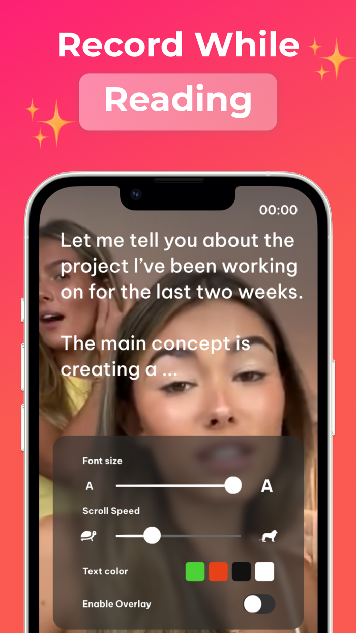 Teleprompter for Video Script