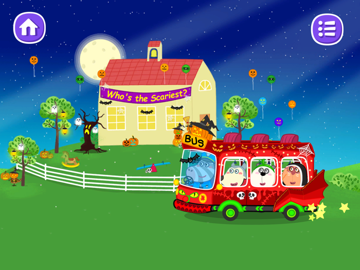 Wolfoo School Halloween Night