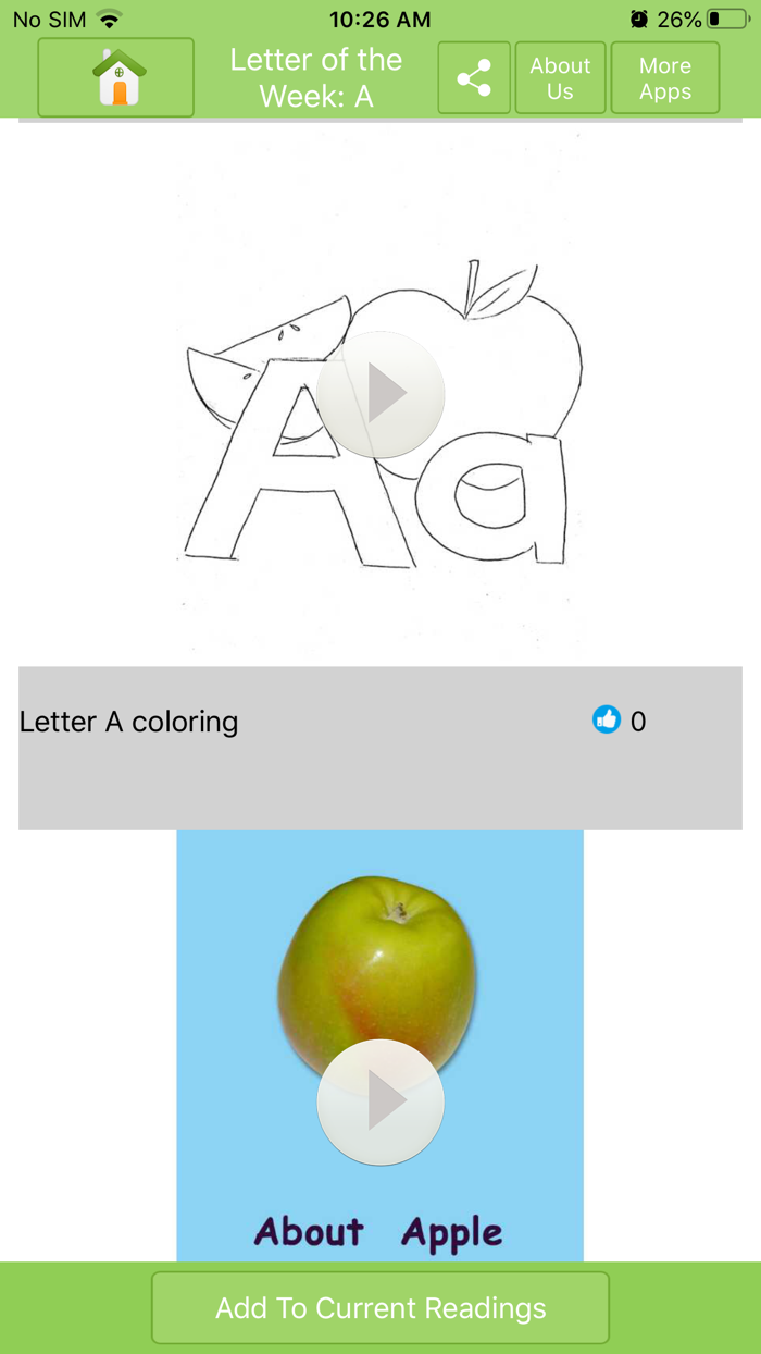 Letter of the Week Lite