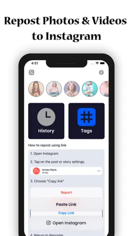 Game screenshot Reposter - For Instagram mod apk