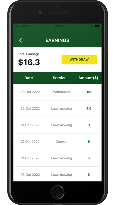 Lawn Care Dash Pro Screenshot