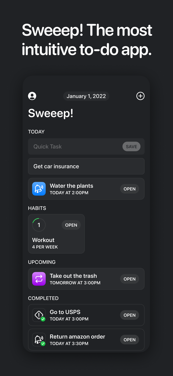 Sweeep! To-Do List