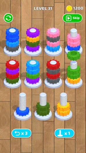Nuts And Bolts - Screw Sort 3D screenshot 4
