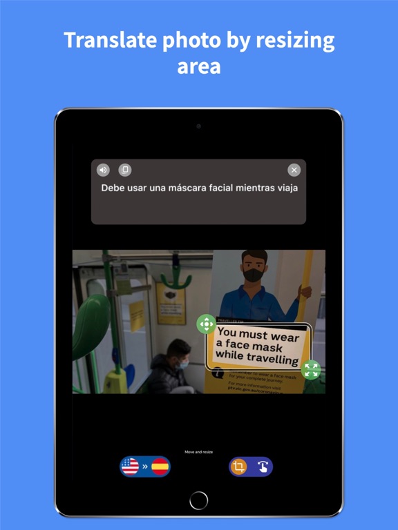 Voice Translator : Language + iPad screenshot 3 - Productivity app