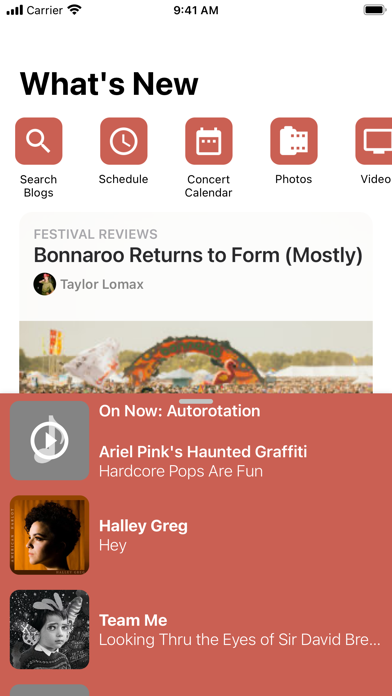 WRVU Radio Screenshot